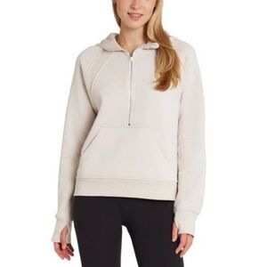 Danskin Women's Cream Zip-Up Hoodie